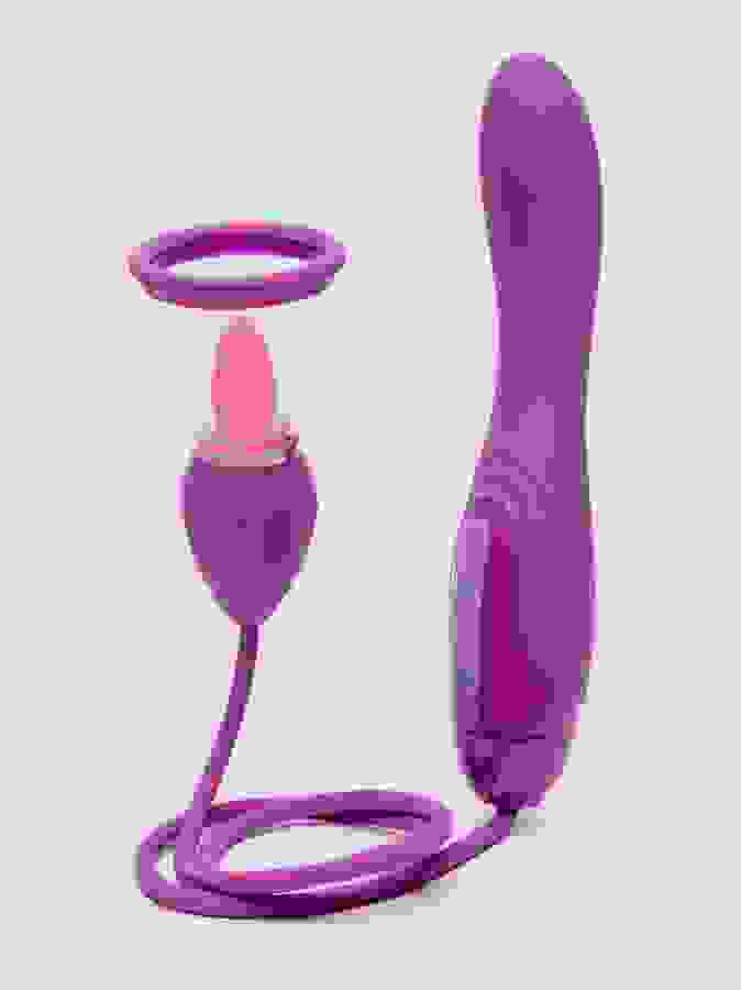 Fantasy For Her Ultimate Pussy Pump with G-Spot Vibrator, Purple, hi-res